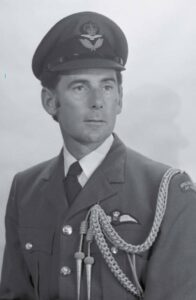 Official Portrait Of Squadron Leader Peter Rule. May 1972