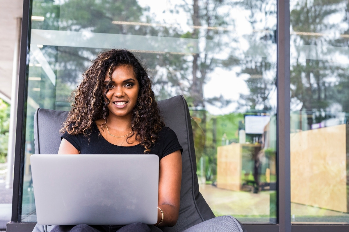 Business Woman In Office