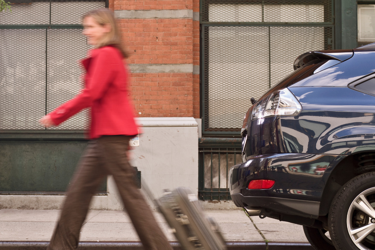 Business Woman And Vehicle